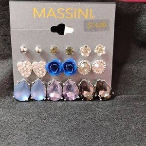 Massini Multi-Color Earring Set